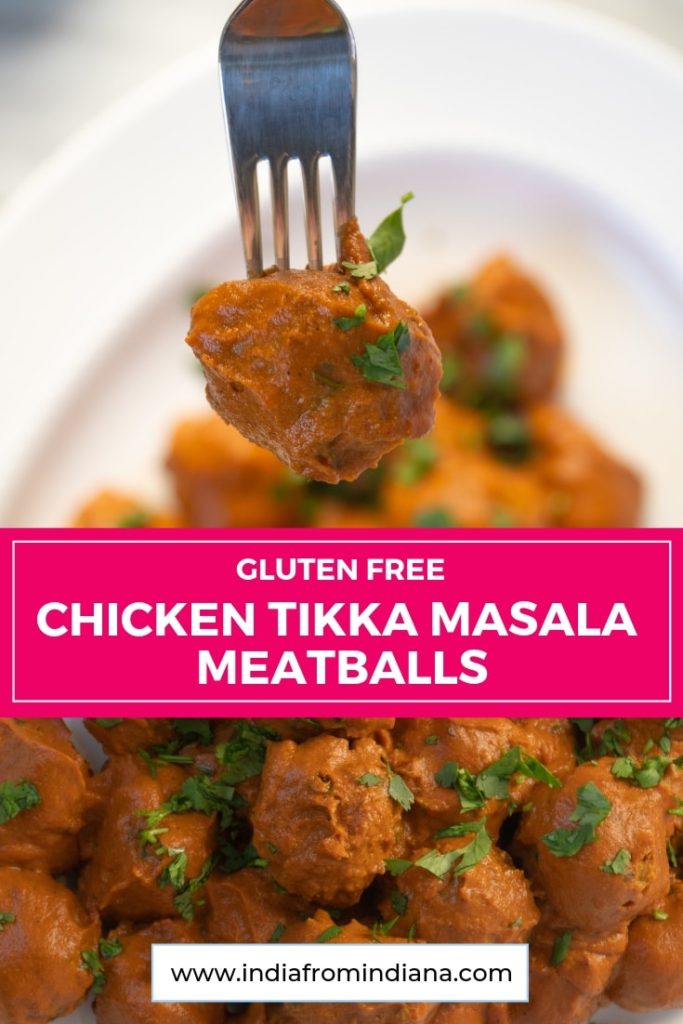 Chicken Tikka Masala Meatballs
