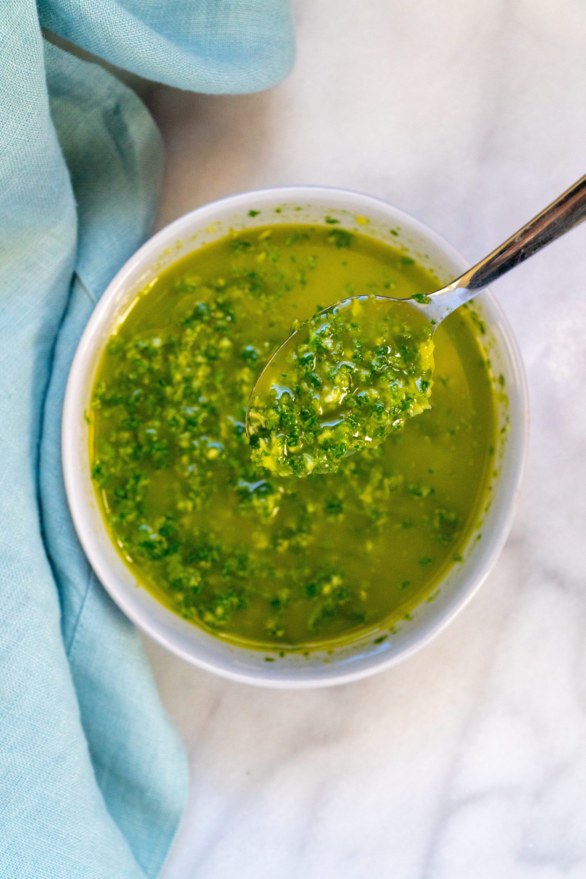 Garlicky Cilantro Mojo Sauce India from Indiana