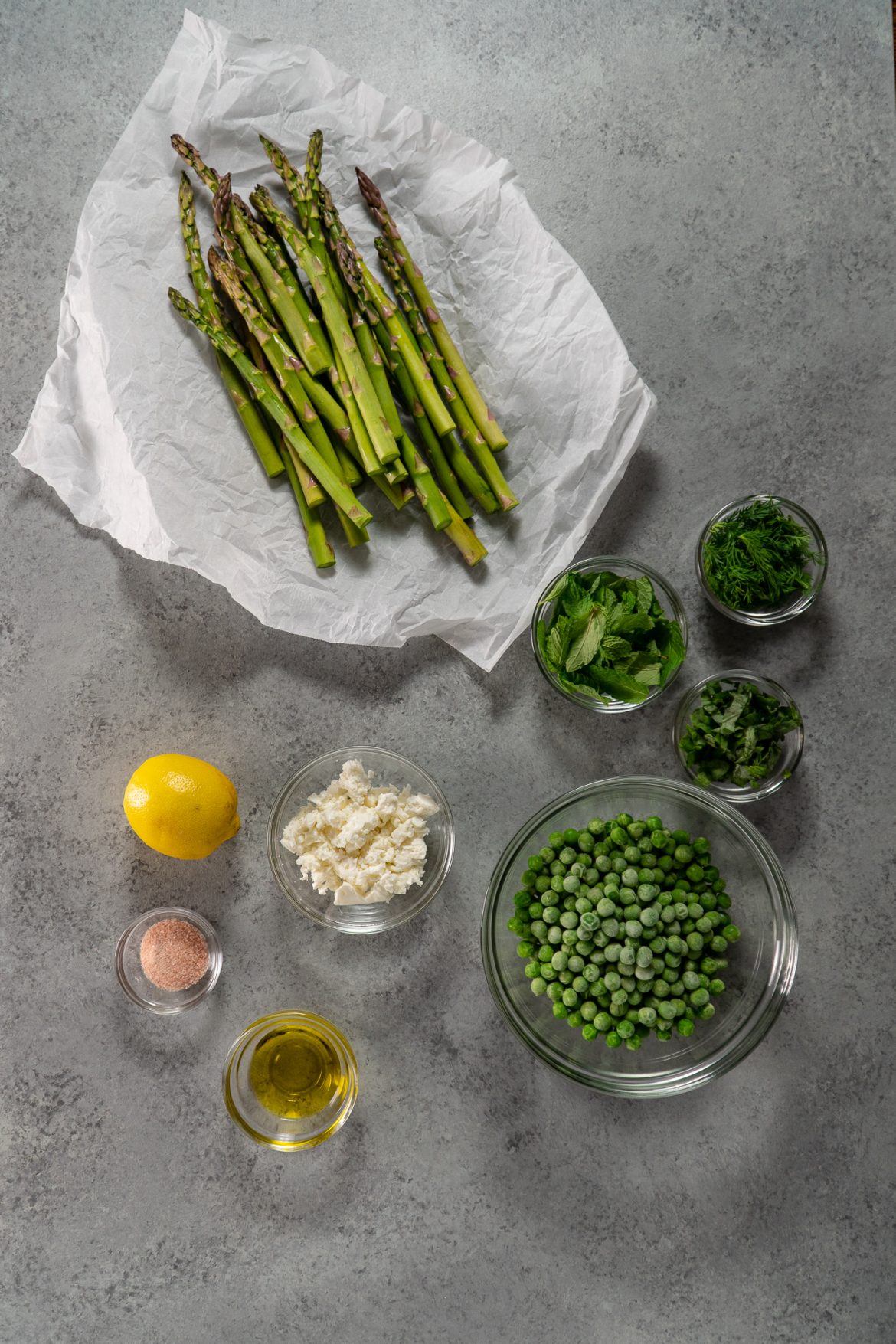 Asparagus with Spring Pea Puree - India from Indiana