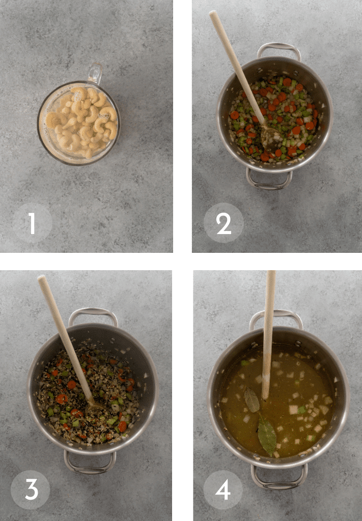 Step by Step how to Make Creamy Chicken and Wild Rice Soup